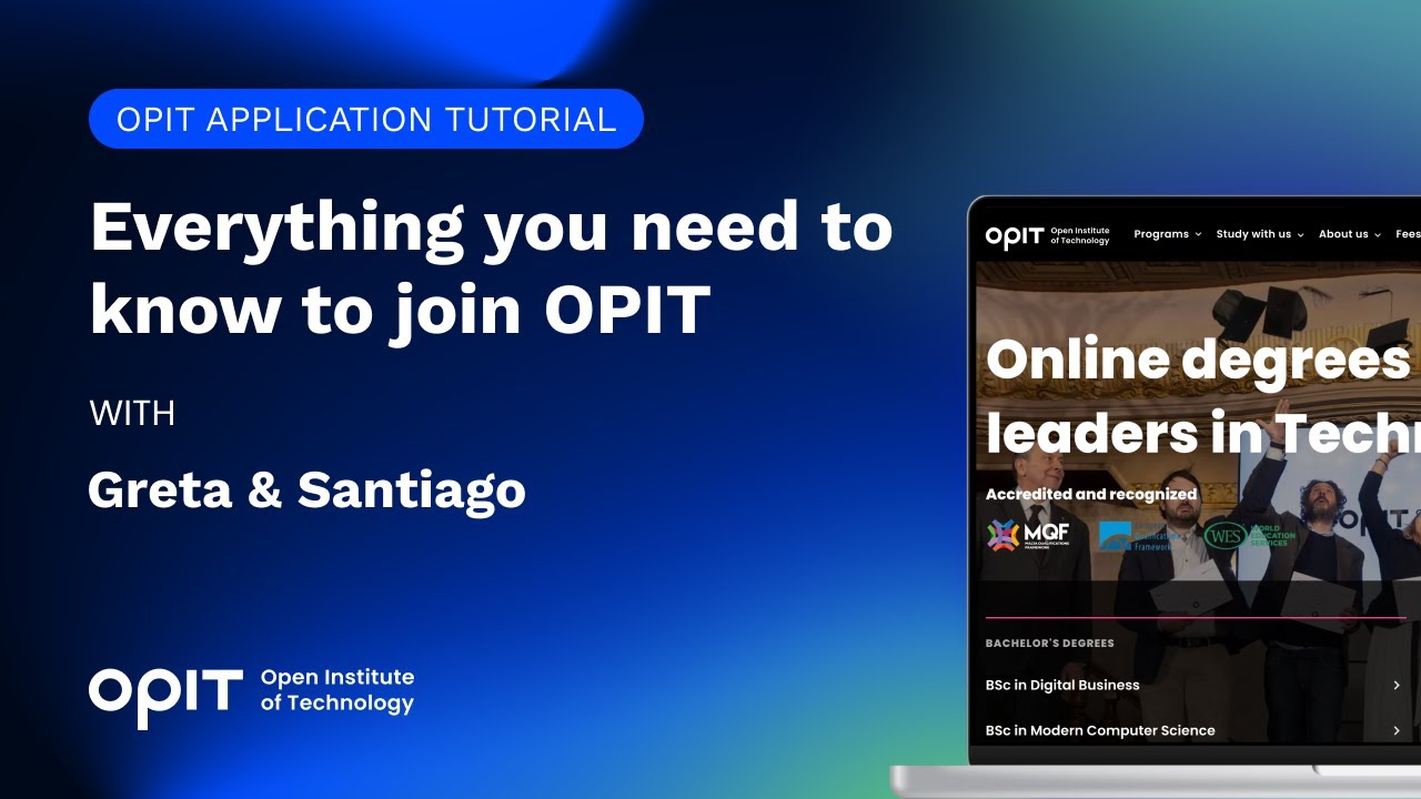 OPIT Application Guide - Everything you need to know