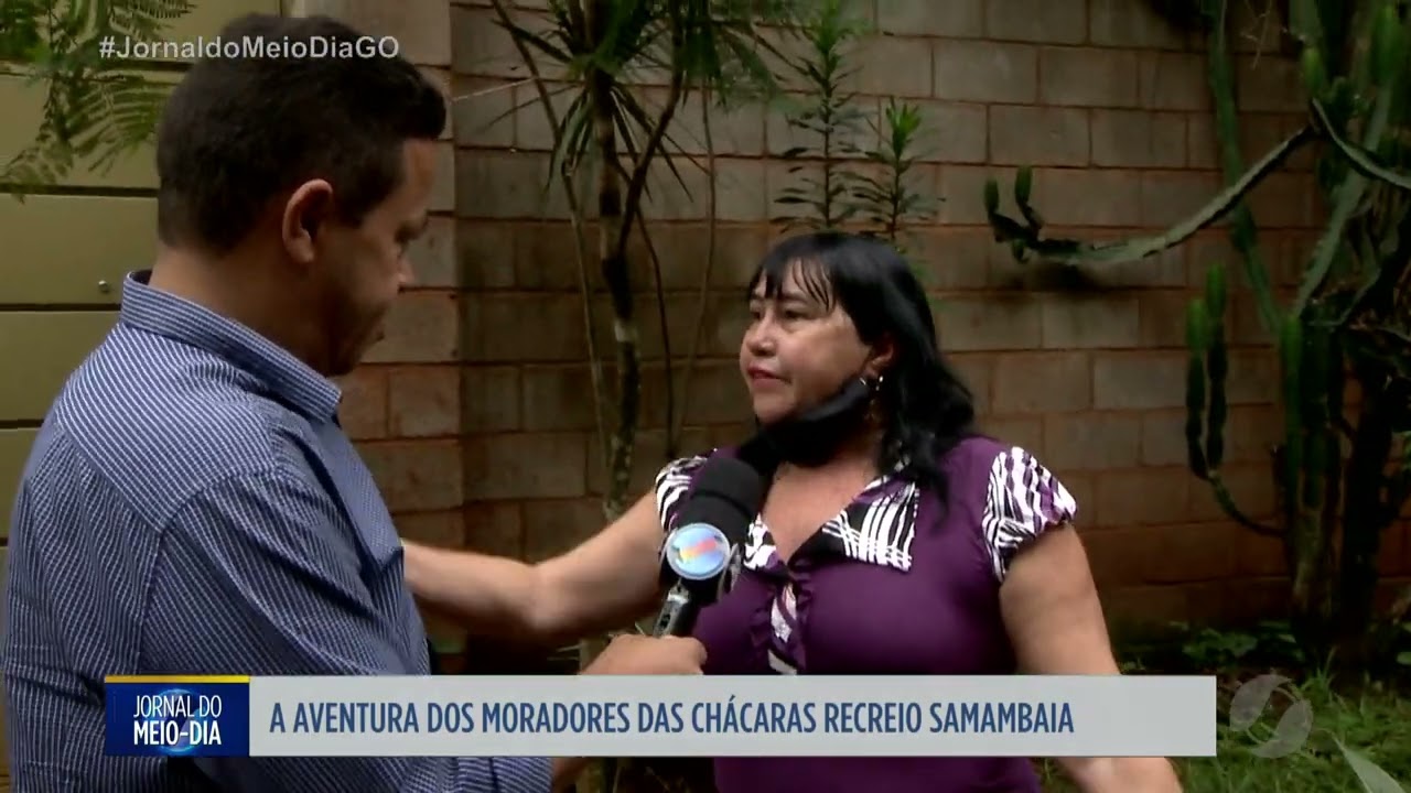 JMD - A aventura dos moradores das Chácaras Recreio Samambaia em Goiânia por causa dos buracos