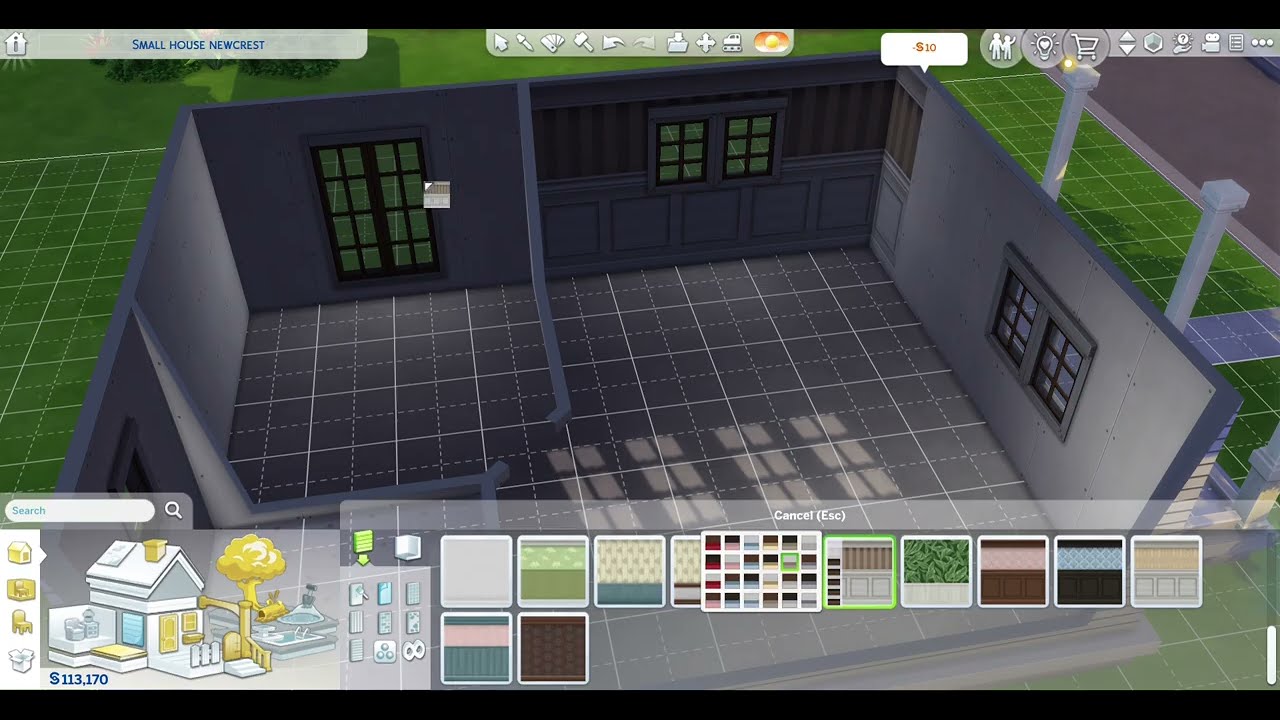 Sims 4 - Decorating a cosy small house 💚