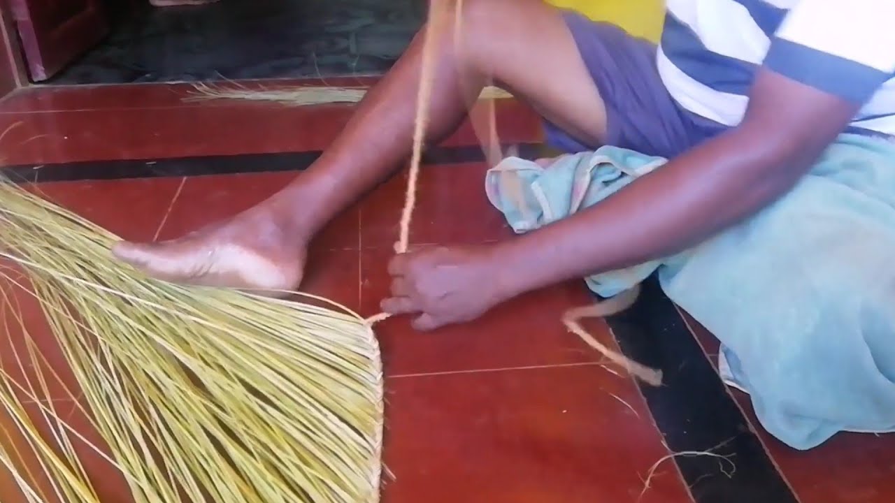 🌴How it's made | Coconut broomstick | # Goa |[10k]