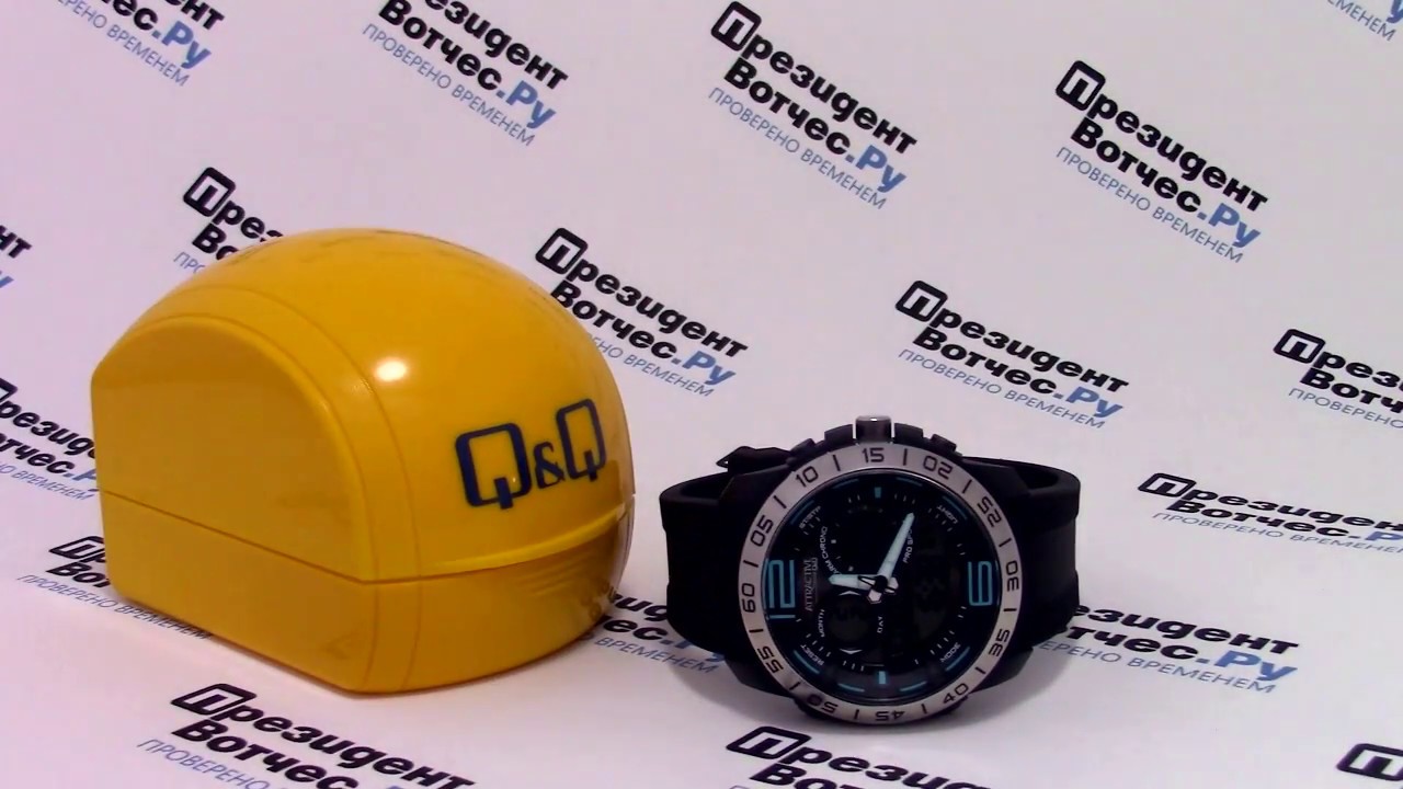 Часы Q&Q DE11-311 [DE11 J311] - видео обзор от PresidentWatches.Ru