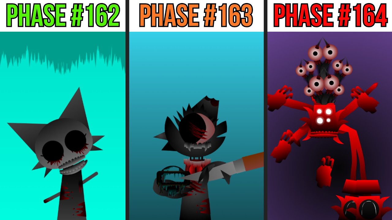 Phase 162 VS Phase 163 VS Phase 164 in Incredibox Sprunki