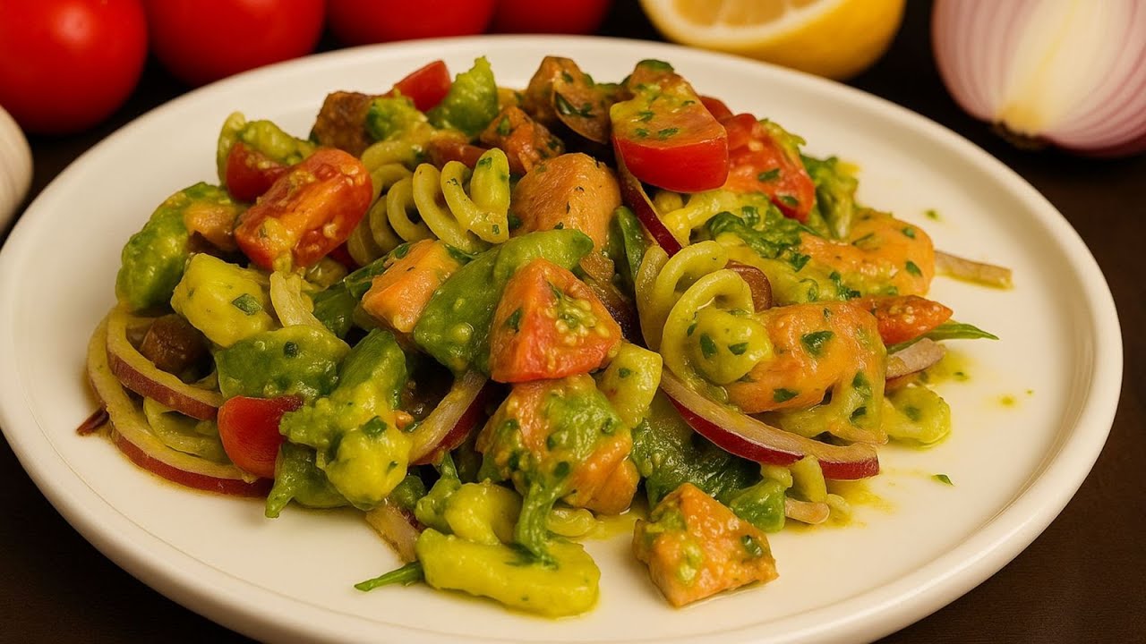 ПАСТА салат з ОВОЧАМИ/Поєднуємо непоєднуване/ СМАЧНО, легко, ПОЖИВНО/PASTA SALAD