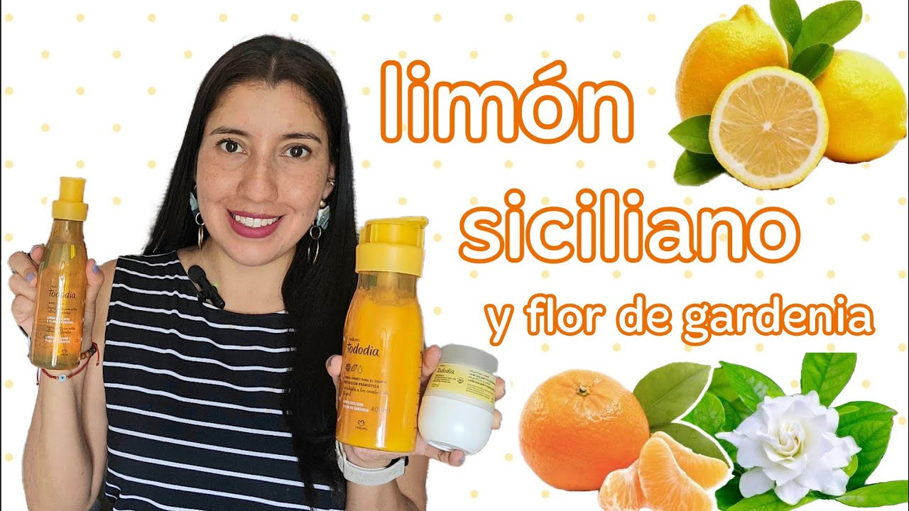 Limón siciliano 🍋 y flor de gardenia 🌸 Natura Tododia 🌞