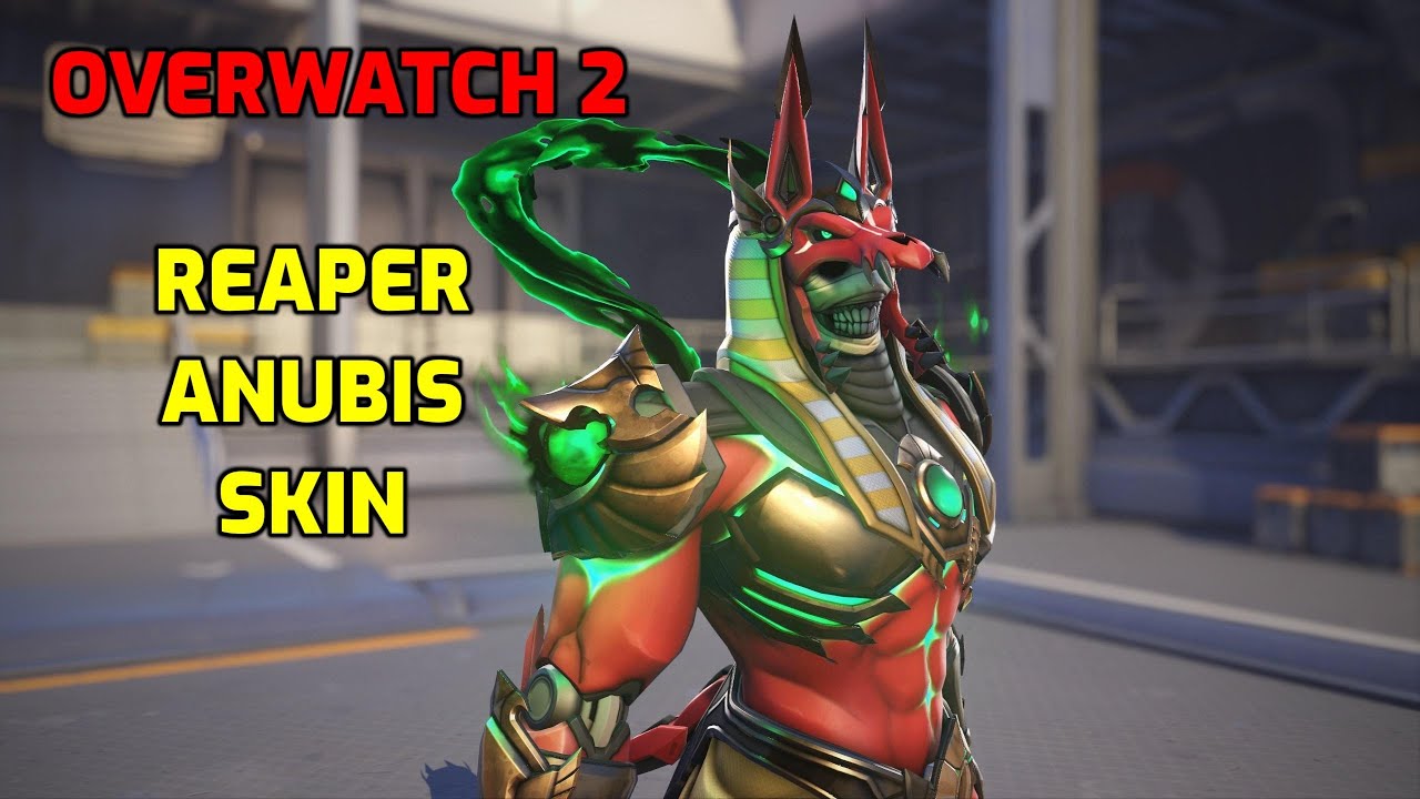 Reaper Mythic skin Anubis (Battle pass season 12) Overwatch 2 Mythic skin