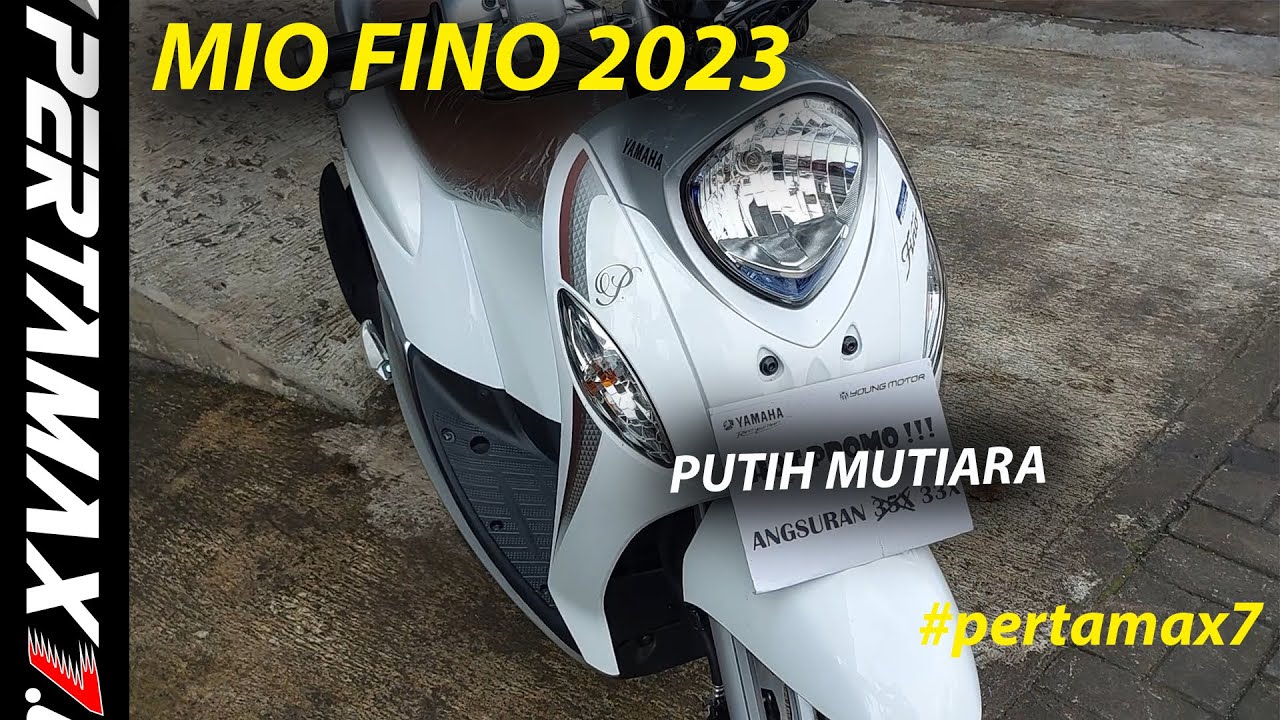 REVIEW Yamaha Mio Fino 125 Putih Mutiara Detail Cantik Mempesona 2023 #yamaha #fino125 #miofino