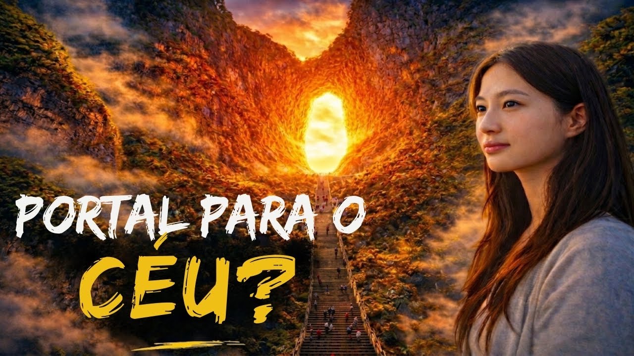 Tianmen: O Lugar MAIS PROXIMO do Céu na Terra Com 999 Degraus