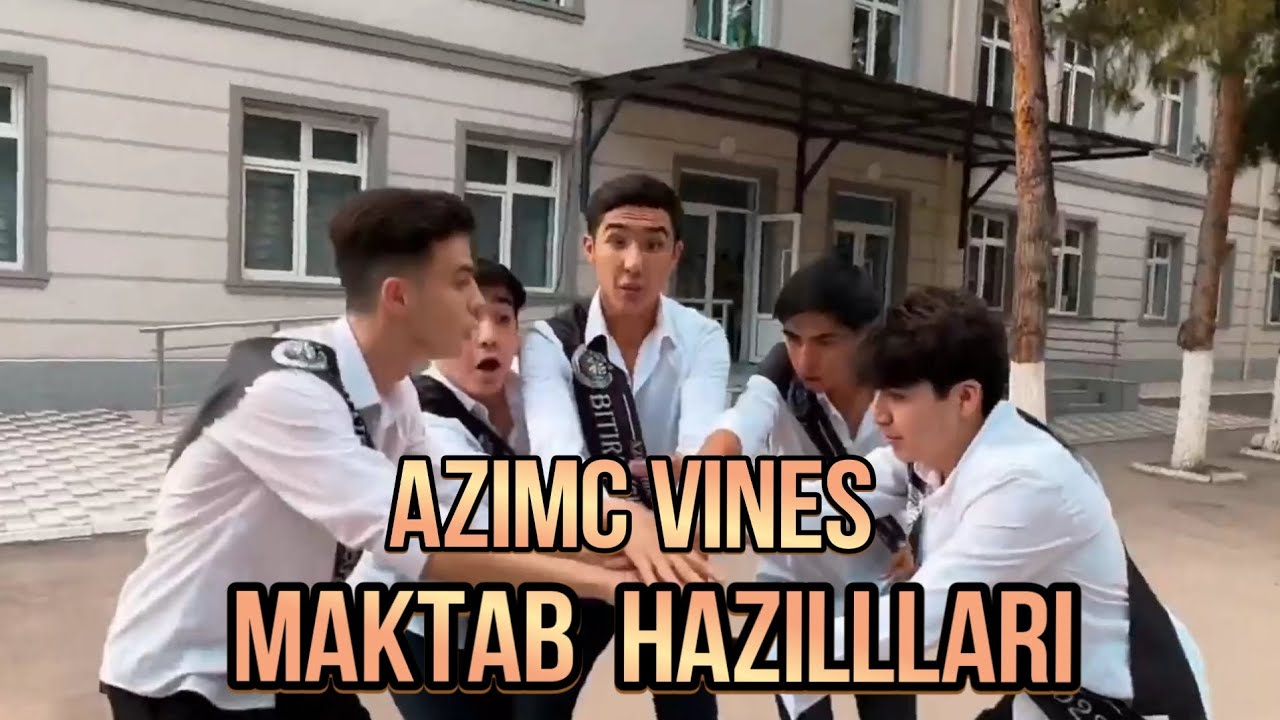 Azimcik Vines // MAKTAB HAZILLARI BARCHA QISIMLAR //ENG KULGULIY VAYNLAR