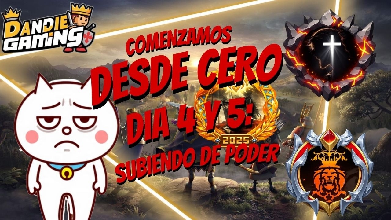 Volvemos a iniciar en Rise Of Kingdoms - Dia 4 y 5