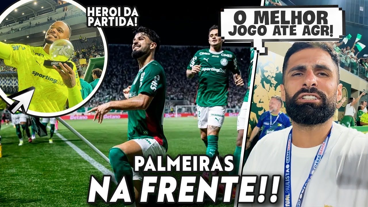 PALMEIRAS AVANÇA PARA O TÍTULO DO PAULISTÃO 2026! FLACO MARCA! PALMEIRAS COM UMA MÃO NA TAÇA! 