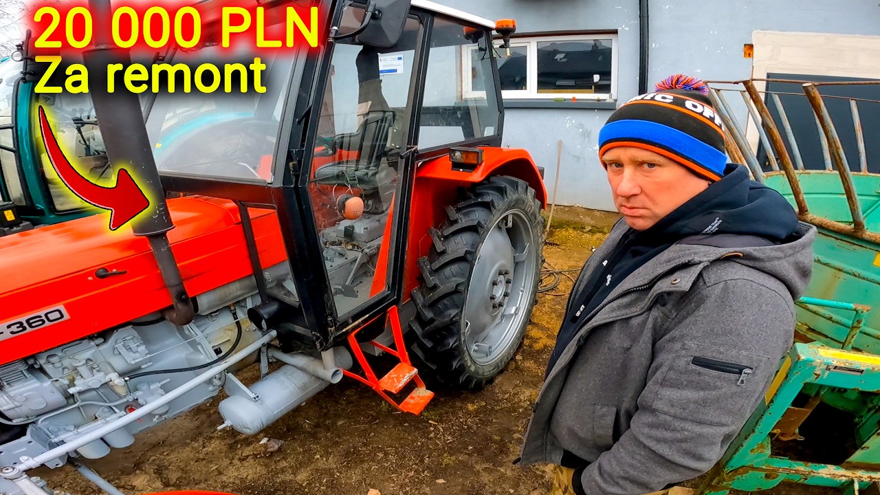 20 000PLN за капитальный ремонт Ursus C-360👉 Теперь нет протечек