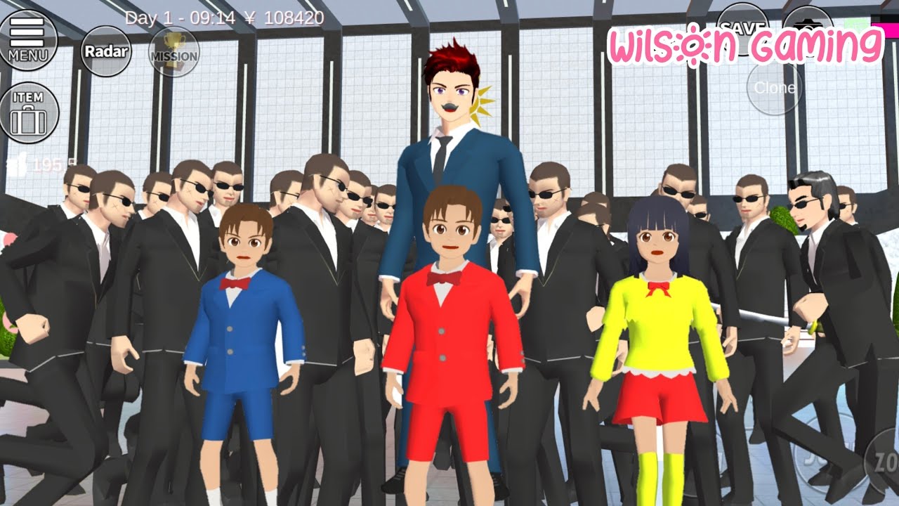 Yuta Menyamar Jadi Anak Big Boss Yakuza 🤣😅 | Sakura Simulator | Game Wilson Gaming