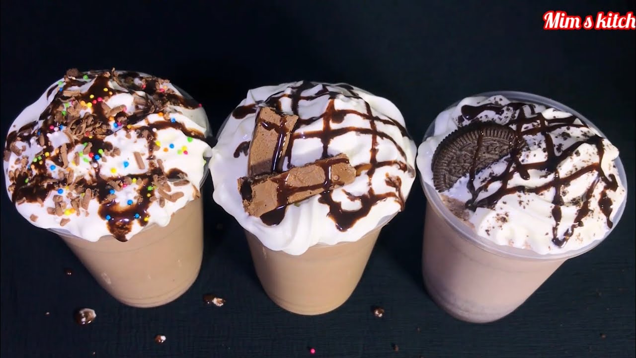 3 Easy Milkshake Recipe | Cadbury Milkshake |  | Kitkat Milkshake | Oreo Milkshake  (Mim s Kitchen)
