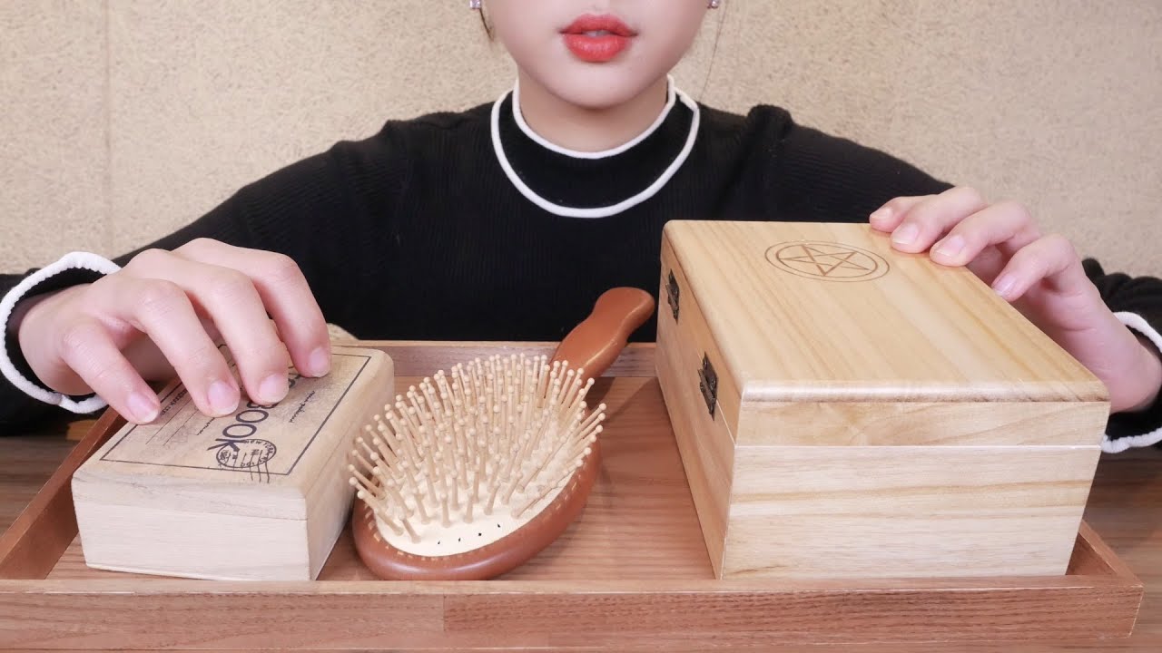 [ASMR] 나무 태핑 | Wooden Tapping 🌳  팅글 취향 찾기 Finding your tingles