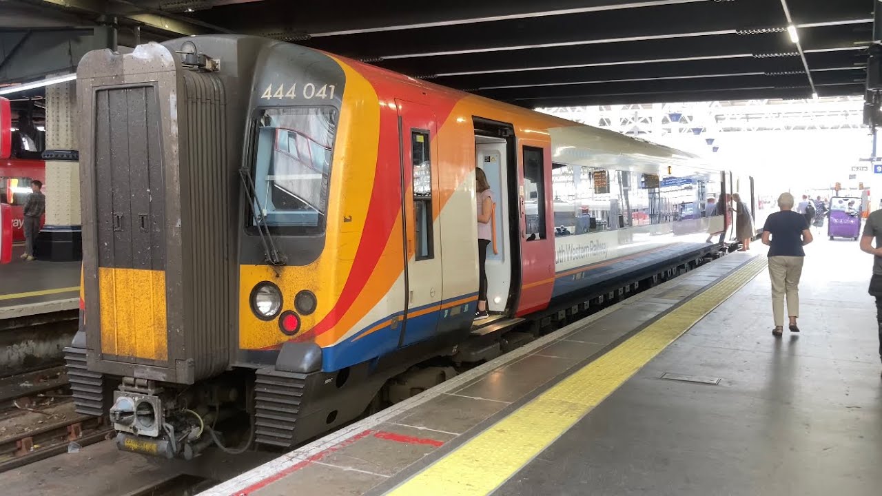 London Waterloo (16:35) to Bournemouth (18:24) - Class 444 South Western Railway