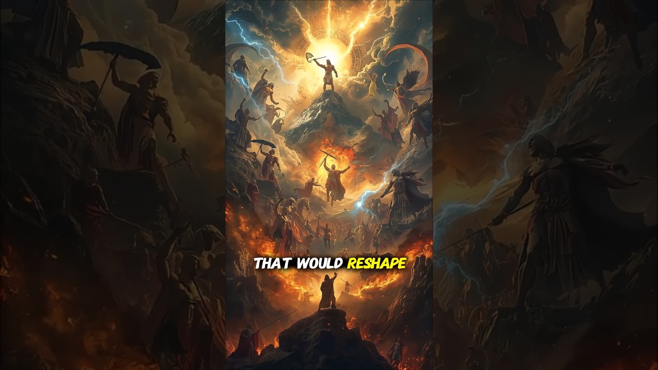 War Of The Titans Greek Mythology #titans #zeus #cronus #titanomachy  #mythsofold #mythology