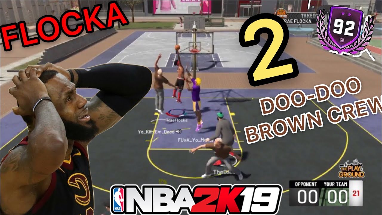 HILARIOUS ARGUMENTS! NBA 2K19 FLOCKA VS DOO-DOO CREW 2! HYPE OVER WIN THEN GET KNOCKED OFF! #GOMFSFB