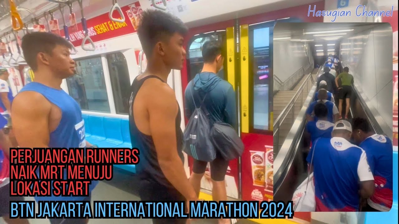 Perjuangan Menuju Garis Start dari GBK Senayan ke Monas, BTN Jakarta International Marathon 2024