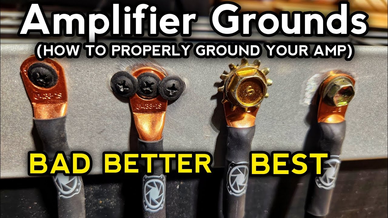 How To Ground A Car Amplifier 3 different ways