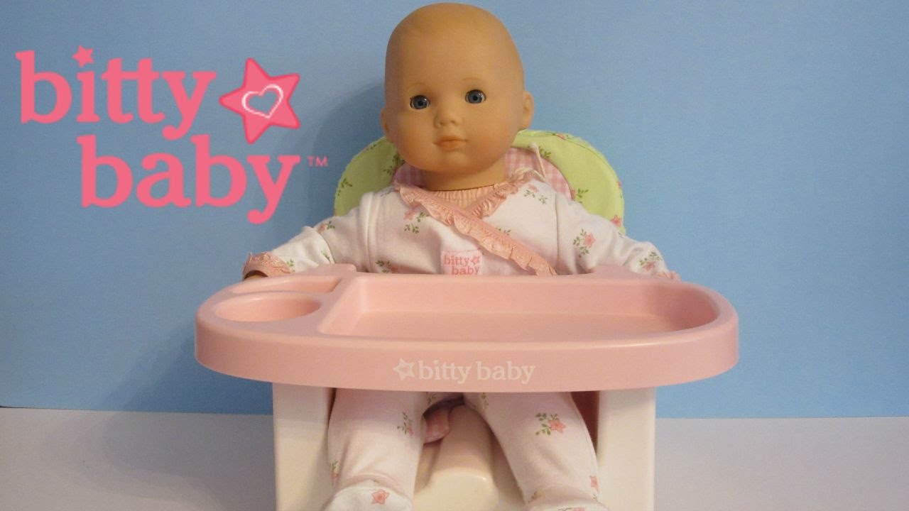Bitty Baby Floral Feeding Chair! American Girl Doll Unboxing