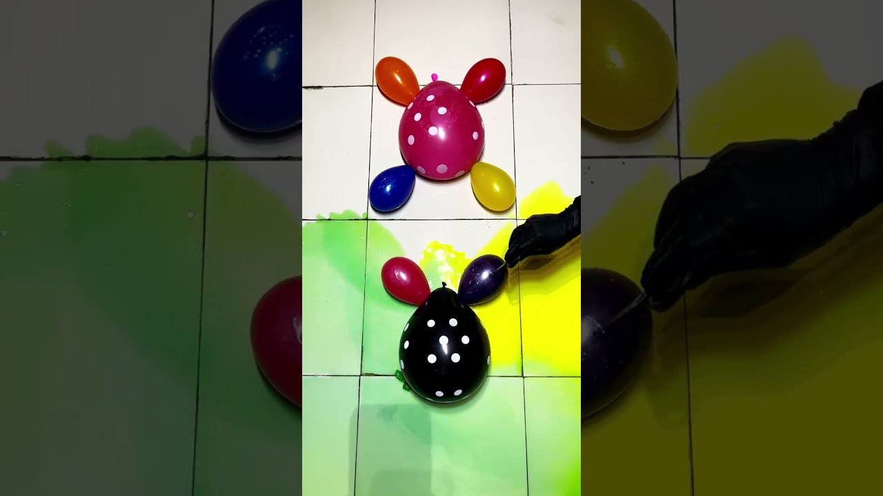 Colourful Balloon Beautiful Mixing Part 1 Satisfying Video Asmr Compilation 
