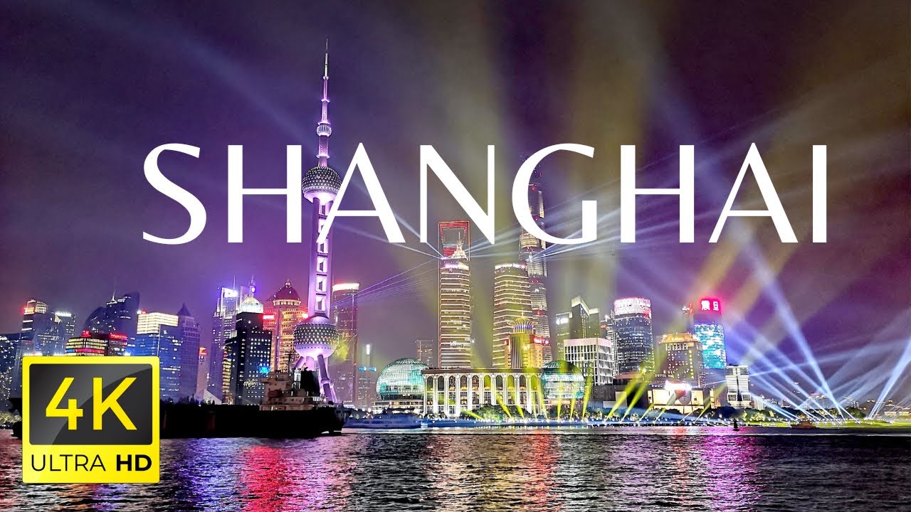 Shanghai, China 4K ULTRA HD 60FPS 1 Hour Long Drone Footage