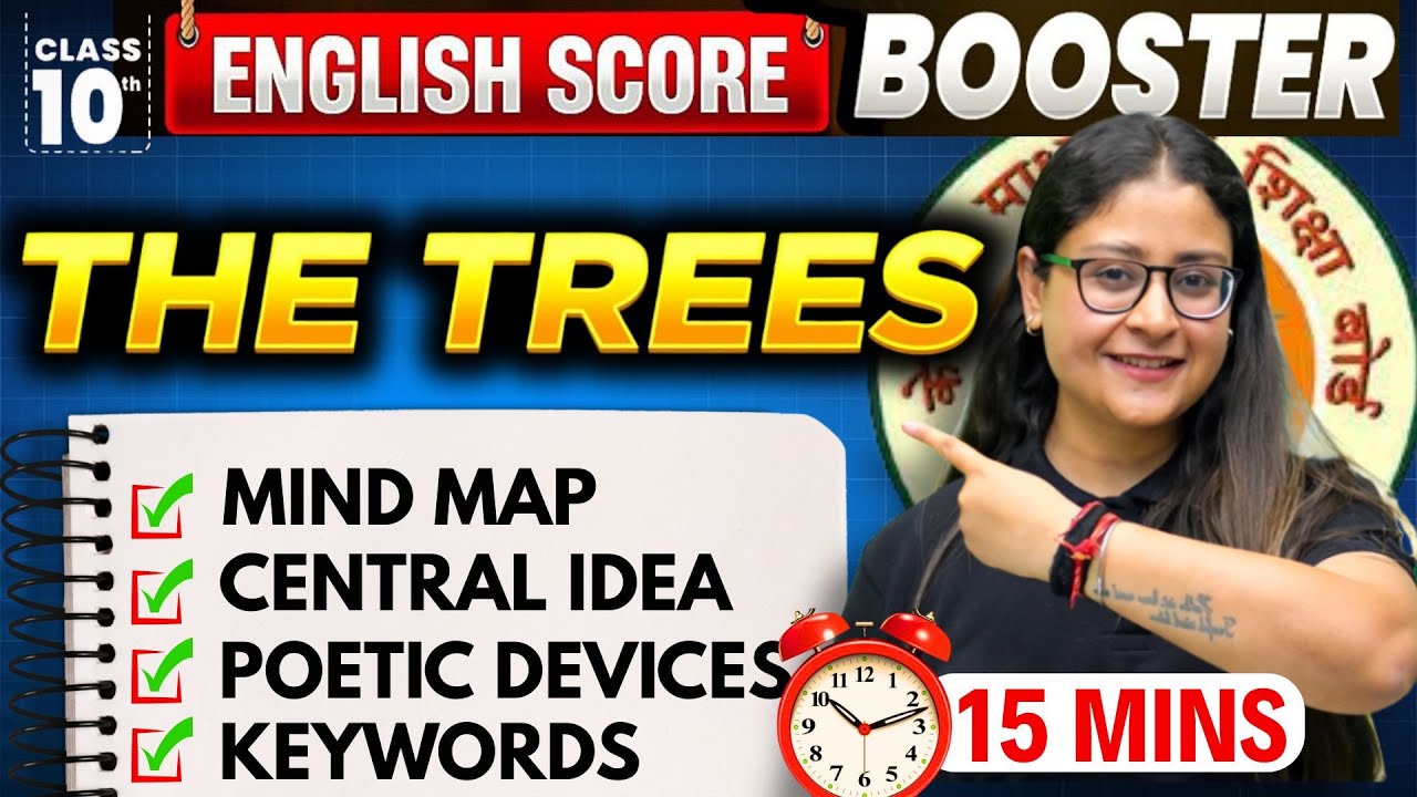 The Trees 🔥 Class 10 English 🔥 Score Booster | Summary Under 15 Mins | CBSE 2026 | Nikita Singh