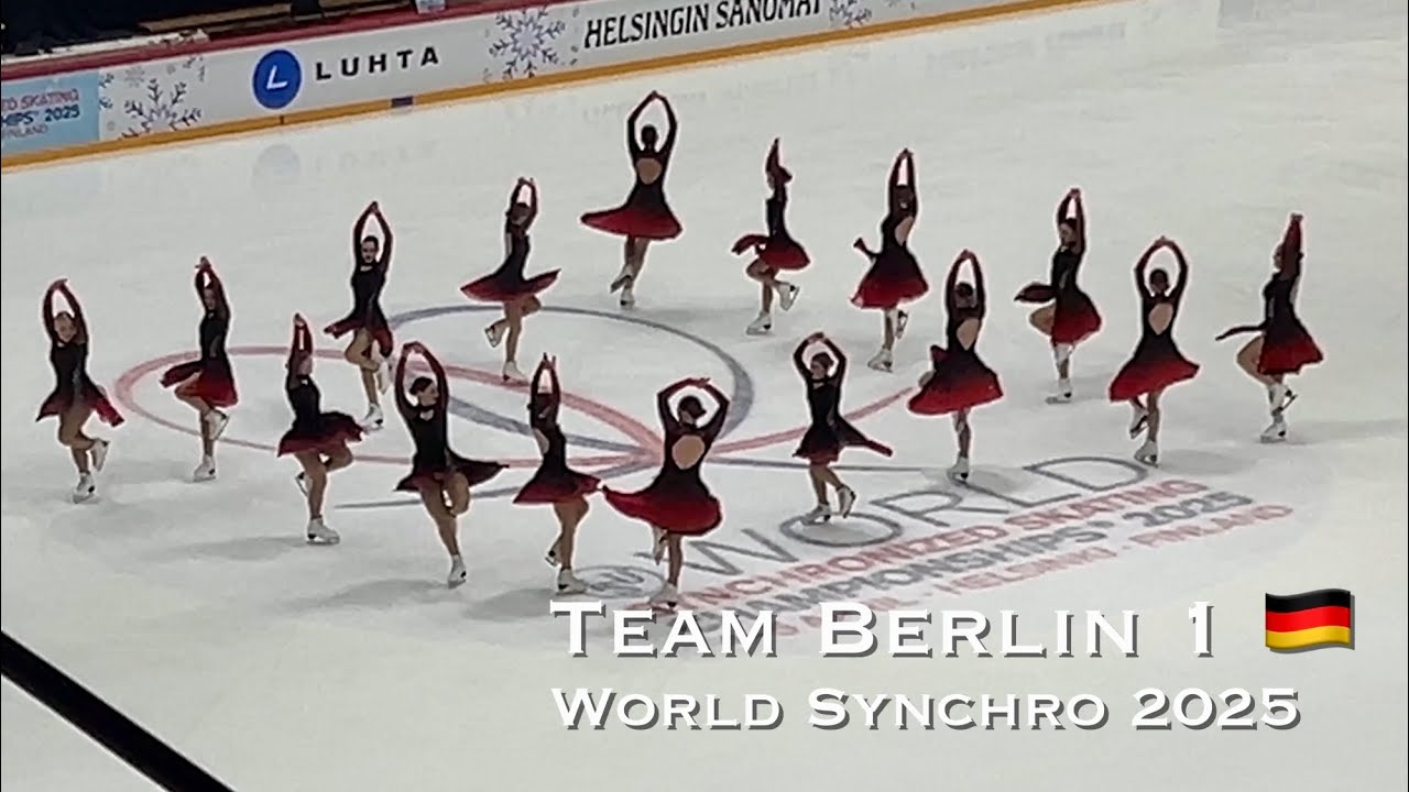 Team Berlin 1 🇩🇪 FS - World Synchro 2025 - Synchronized skating
