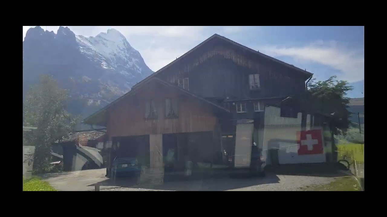 Grindelwald Village. Interlaken-Oberhasli administrative district of the canton of Bern. Switzerland
