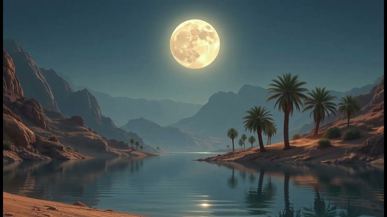 Oasis at Dusk