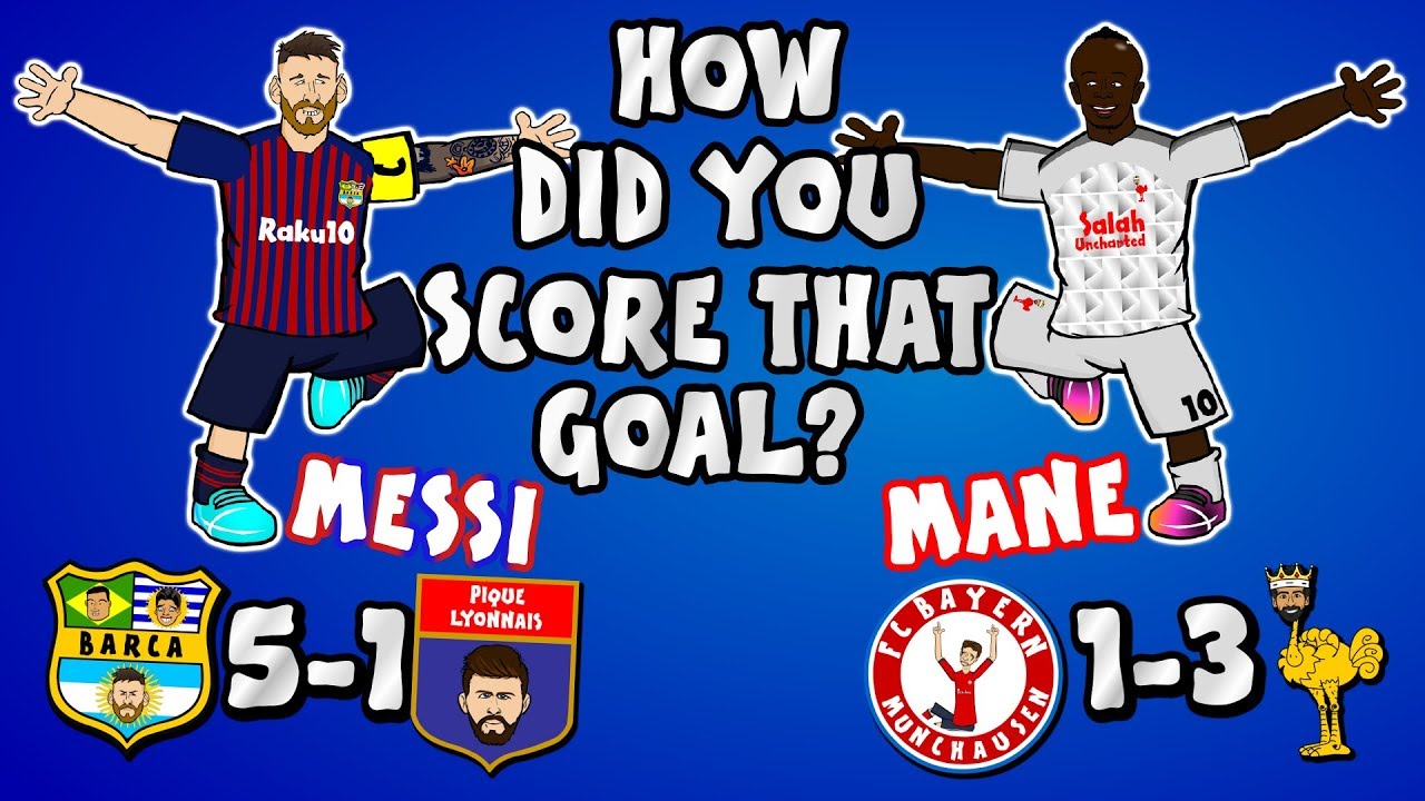 🔥MESSI I MANE kontra Lyon + Bayern!🔥 (Parodia bramek Barcelony i Liverpoolu z Ligi Mistrz&oacute;w 2019)