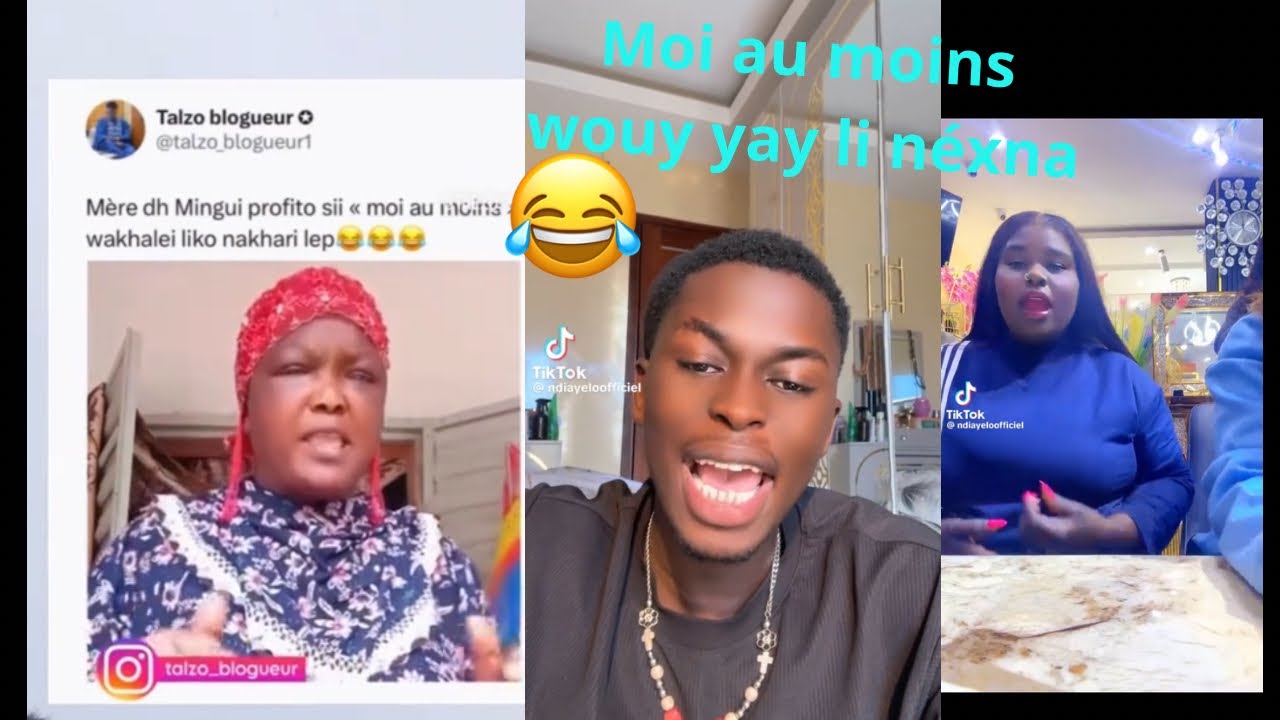 Moi au moins de Ndiaye Lo et fanta mboup 😂😂😂li néxna way