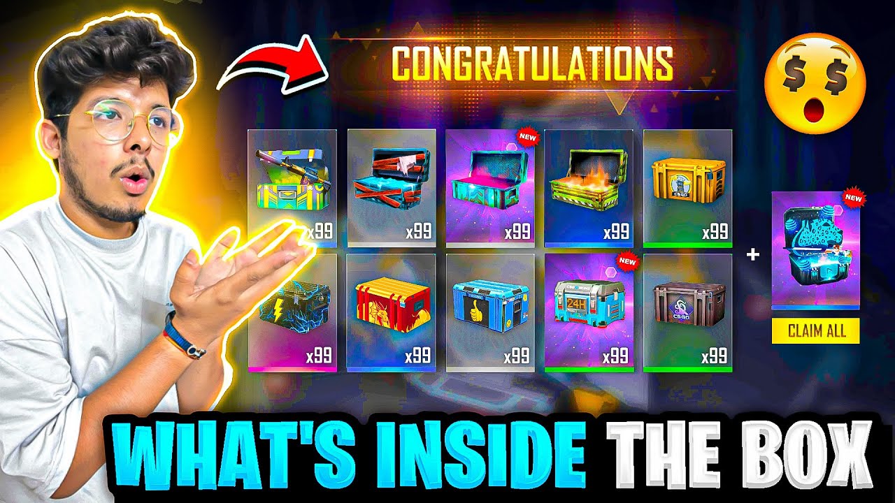 Free Fire I Got All Old And New Rare Bundles Crates😍Artic Blue,Criminal & Upcoming -Garena FreeFire