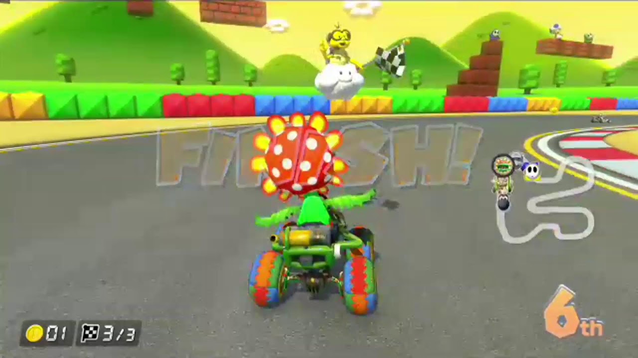 playing the B E T T E R mario kart