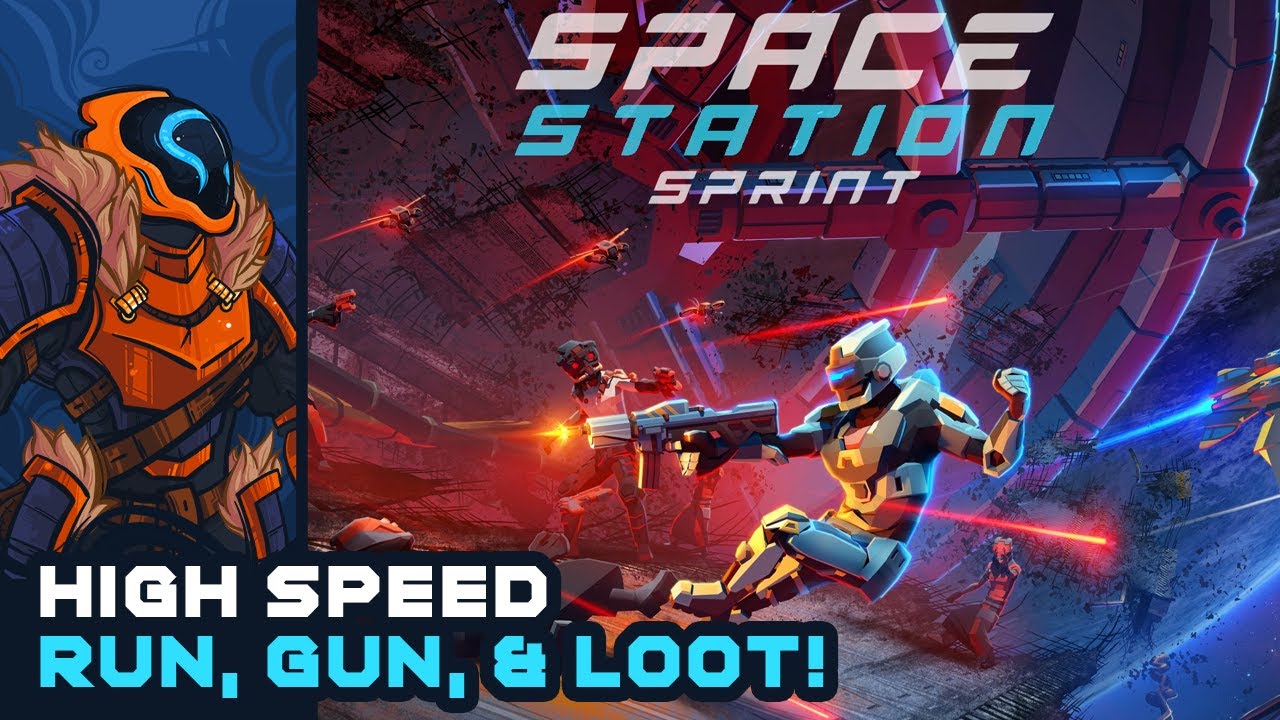 Space Station Sprint - High Speed Run, Gun, & Loot!
