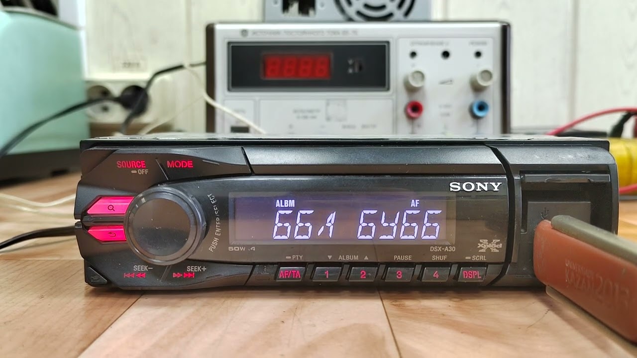 Обзор автомагнитолы Sony DSX-A30