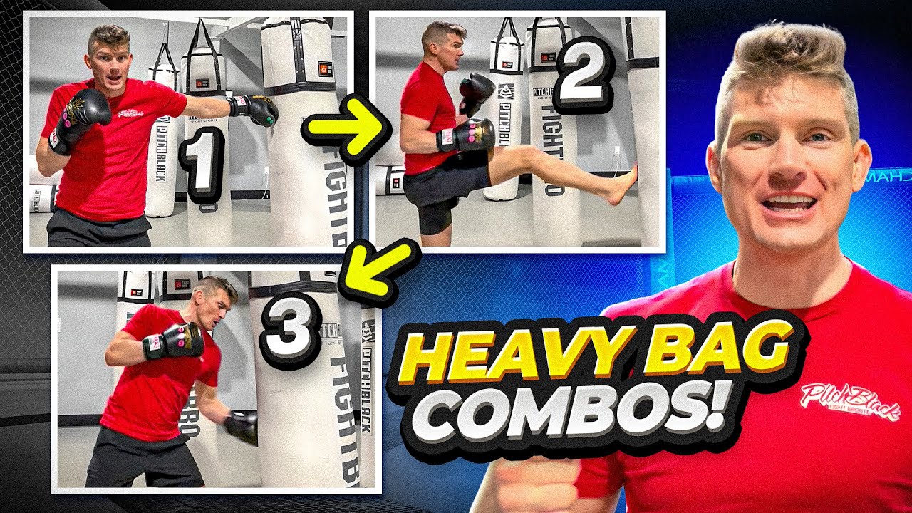 The WRONG WAY To Use A HEAVY BAG + 3 Heavy Bag COMBOS!