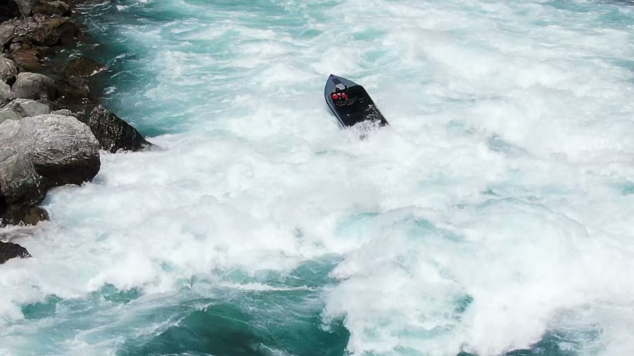 Nevis Rapid in a Jetboat