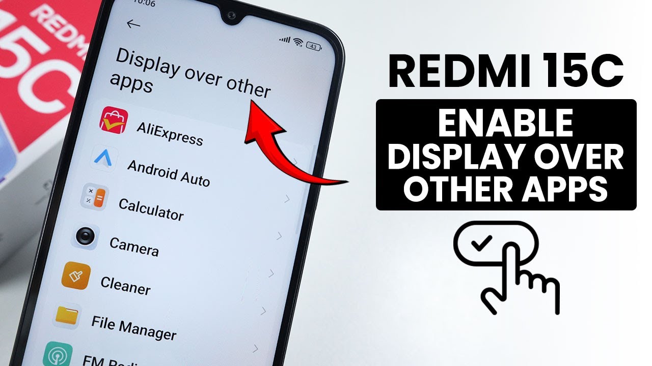 How to Enable Display Over Other App on Redmi 15C