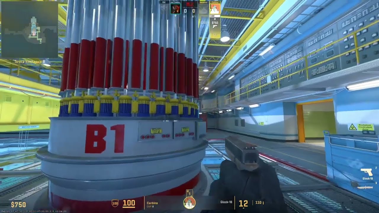 Геймлей CS:GO 2 напарники