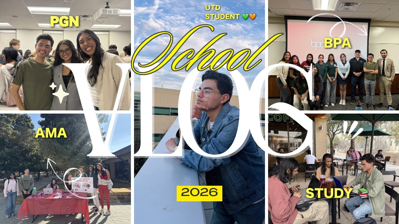 WEEK IN MY LIFE AS A COLLEGE STUDENT / recruitment, networking, friends, study tips 📚