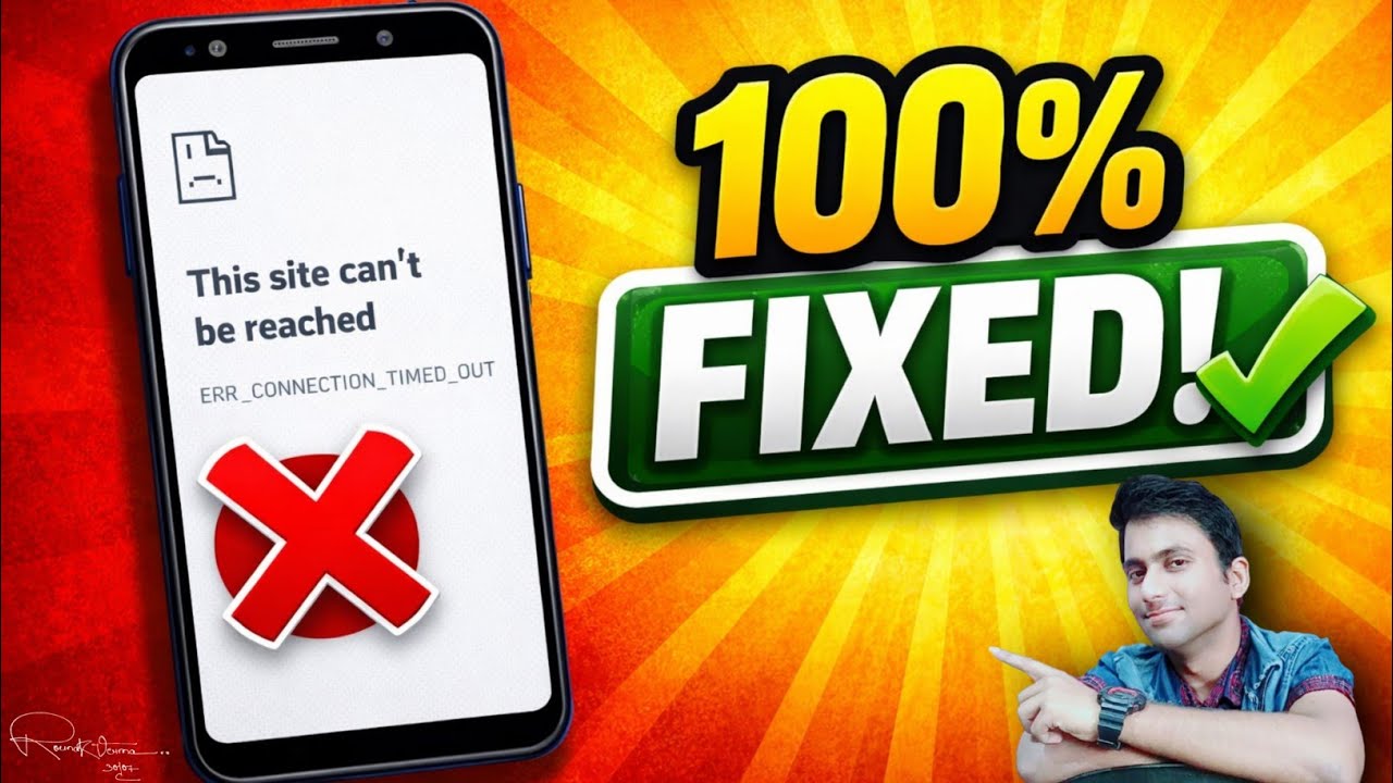 This Site Can’t Be Reached in Chrome Android? 100% Working Fix