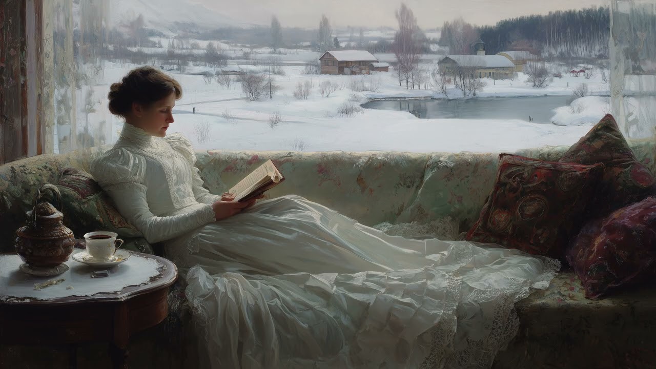 Vintage Winter Frame TV Art ❄️ Cozy & Timeless Winter Decor (4K Ambient Art) | Art For Your TV