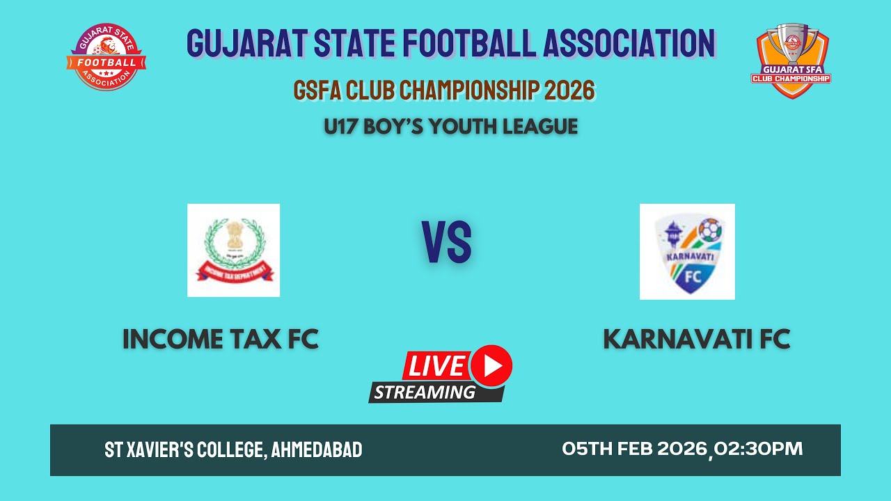 GSFA SENIOR MEN'S CLUB CHAMPIONSHIP 2026 | INCOME TAX FC VS KARNAVATI FC  | FINAL ROUND