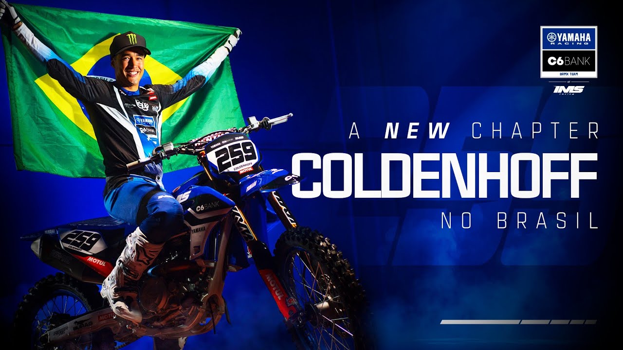 Novo cap&iacute;tulo. Glenn Coldenhoff vem a&iacute; para a disputa do BRMX 2026 pela Yamaha C6 Bank IMS Racing! 