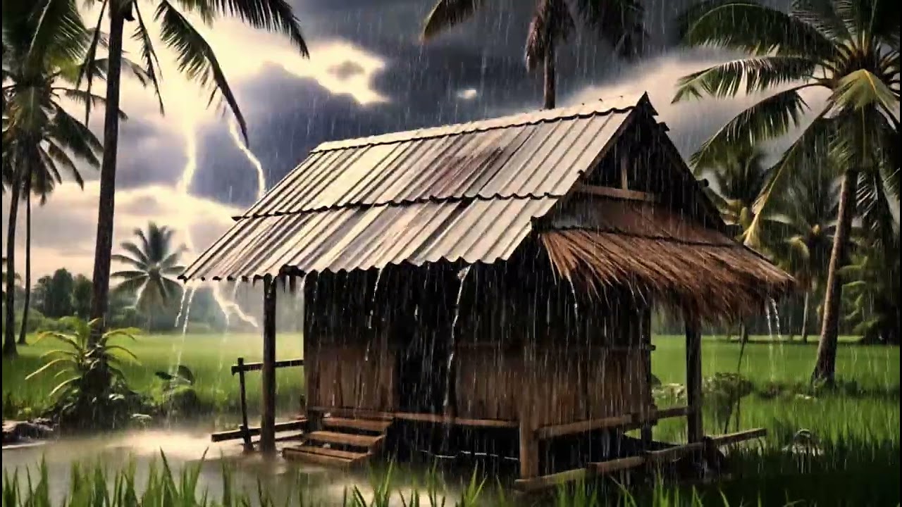 8 Hours Rain Sounds for Sleep | Black Screen ASMR