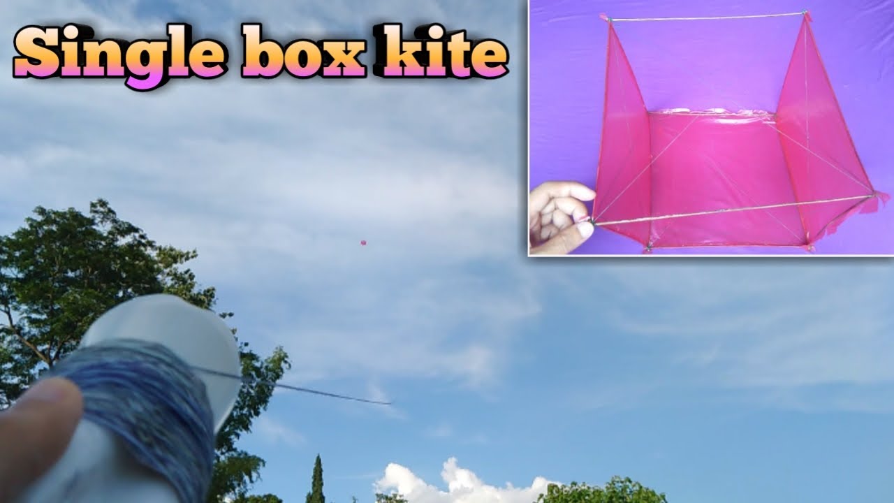 PAANO GUMAWA NG (Single box kite) | HOW TO MAKE SINGLE BOX KITE | BOX KITE DE TINGTING