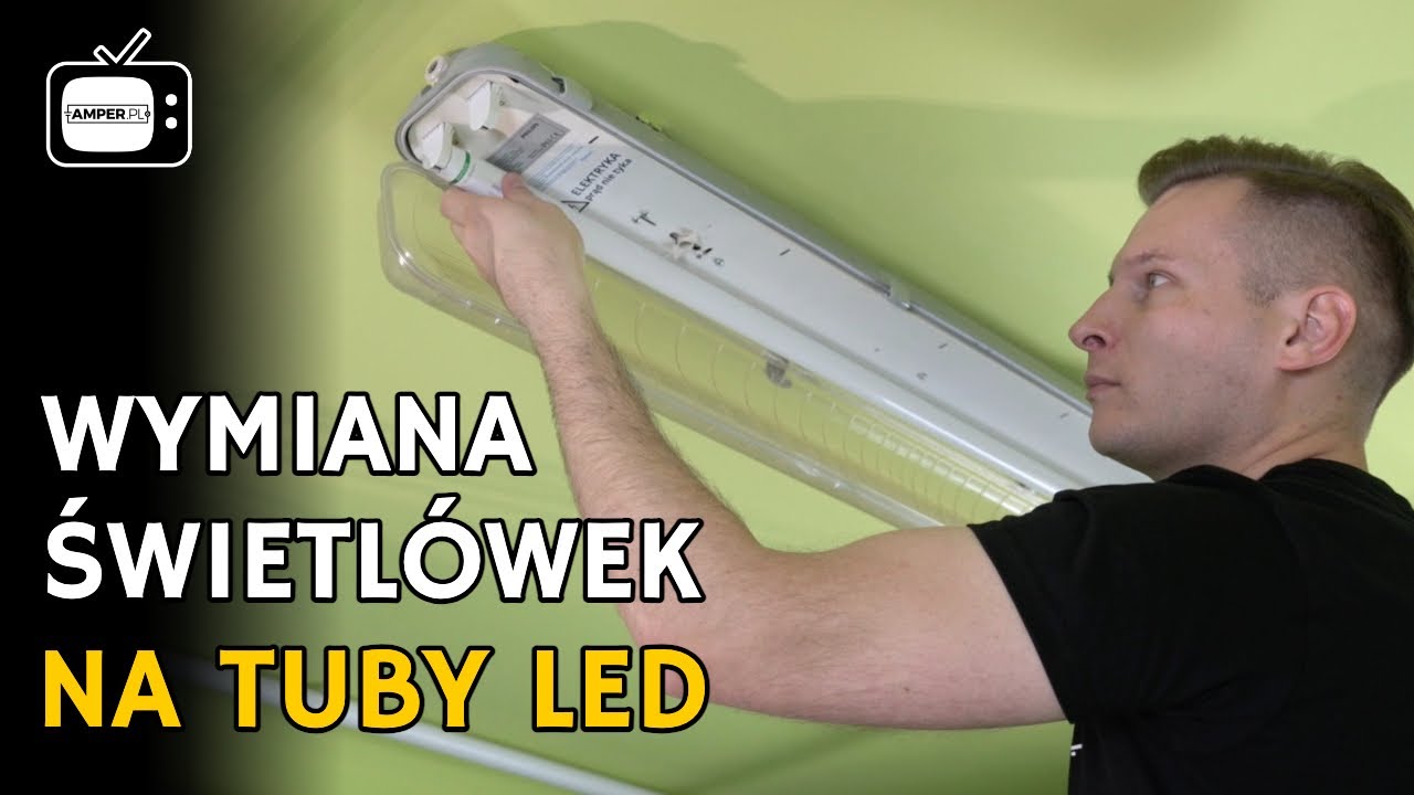 WYMIANA ŚWIETL&Oacute;WEK NA NOWE TUBY LED PHILIPS. Modernizacja oświetlenia w szkole podstawowej