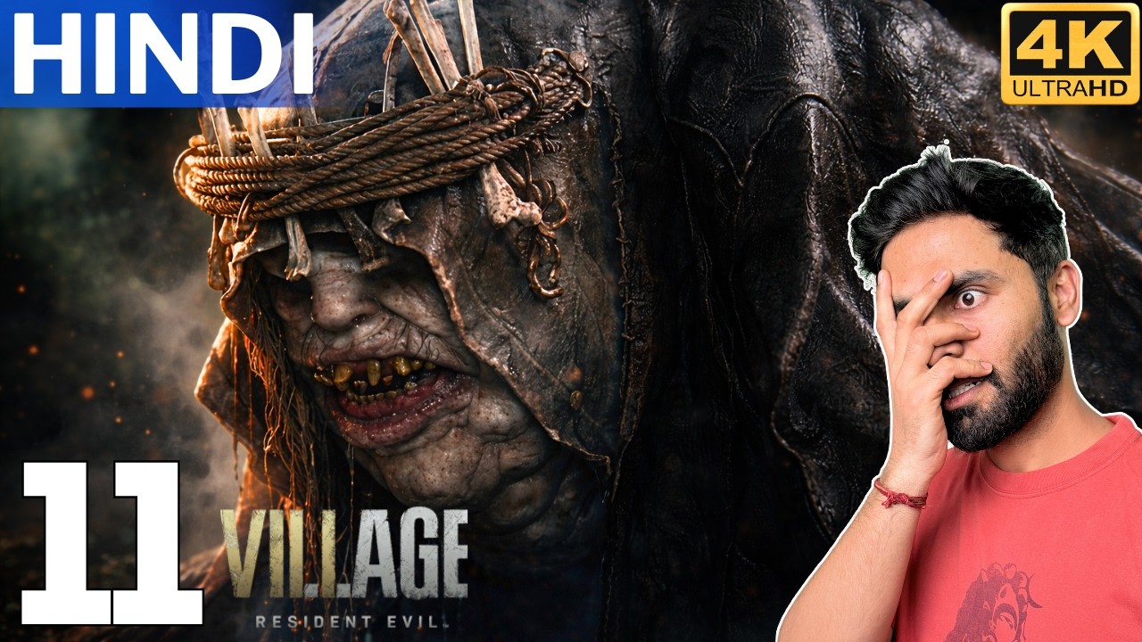 RE8 Village Hindi Gameplay Part 11 - Moreau बन गया खूंखार मछली! 😱 Moreau का अंत! 🤮 (Full Game)