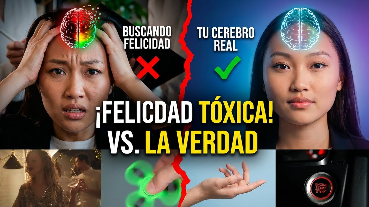 Eso que piensas es pura felicidad TÓXICA y DESTRUCTIVA (Según la Neurociencia)